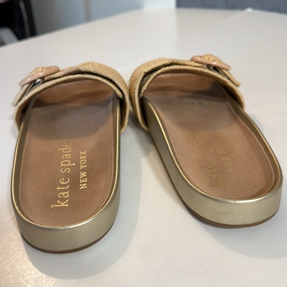 ♠️Kate Spade Maribelle Raffia Slide Sandals size 9 - Picture 9 of 13